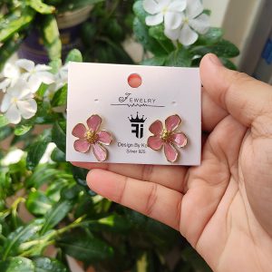 Rosé Blossom Studs
