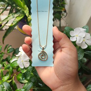 Spiral Pendant Necklace